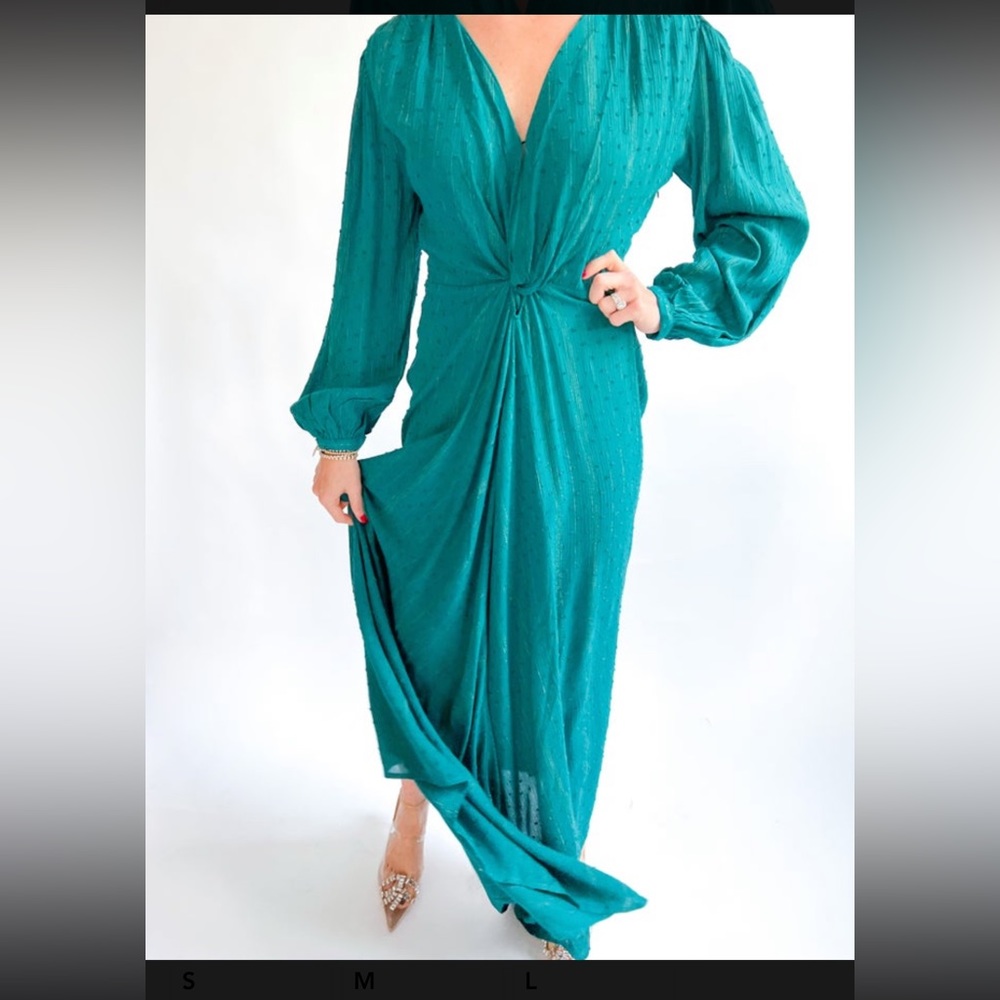 NWT Emerald Green Maxi Dress